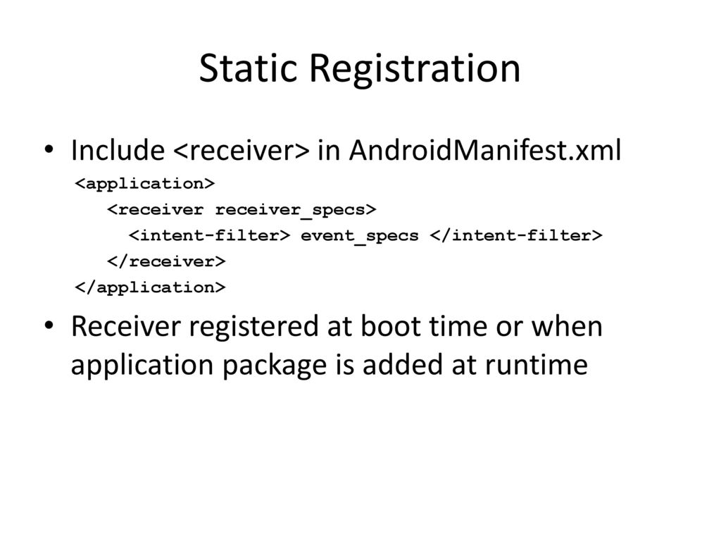 Cs499 mobile application development ppt download